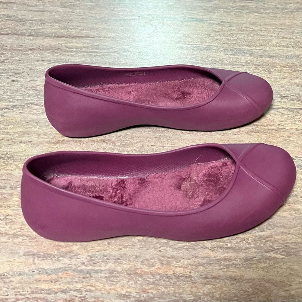 Crocs Slip On Purple Shoes Gem